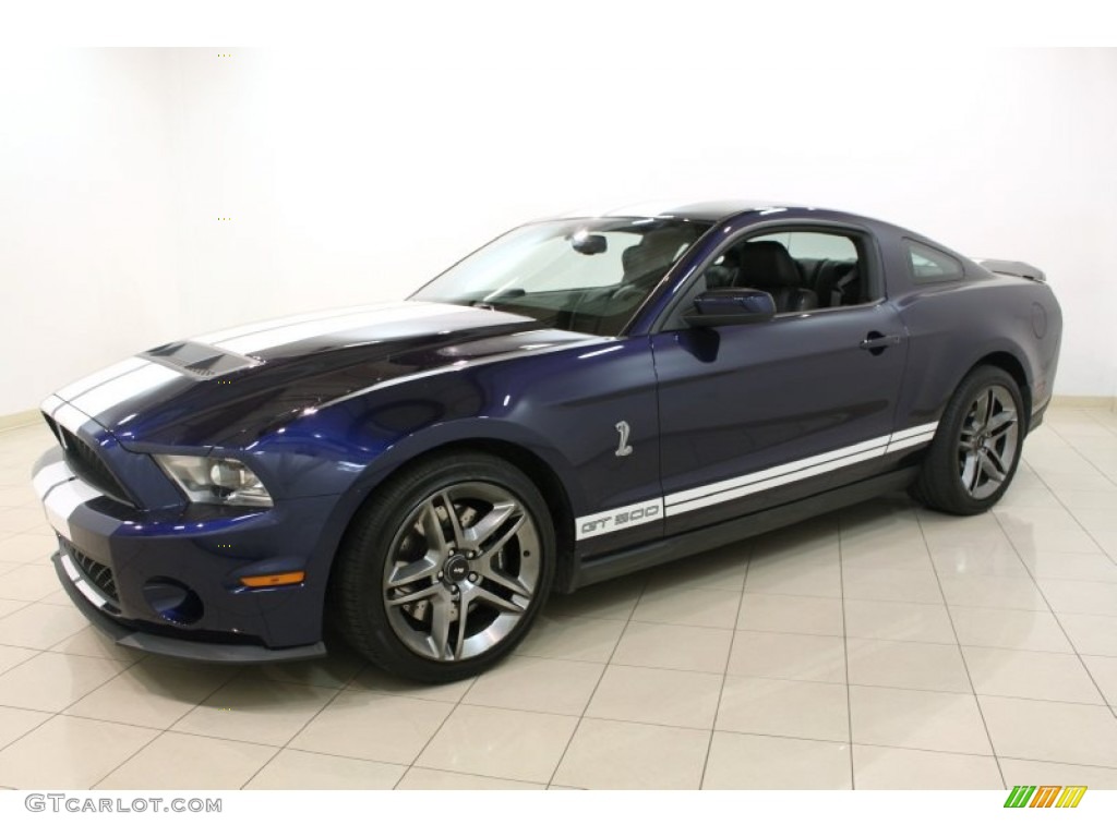 2012 Mustang Shelby GT500 Coupe - Kona Blue Metallic / Charcoal Black/White photo #5