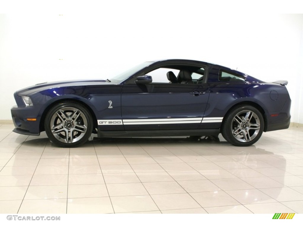 Kona Blue Metallic 2012 Ford Mustang Shelby GT500 Coupe Exterior Photo #63557059