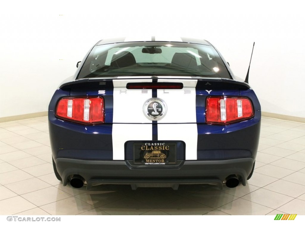 2012 Mustang Shelby GT500 Coupe - Kona Blue Metallic / Charcoal Black/White photo #10