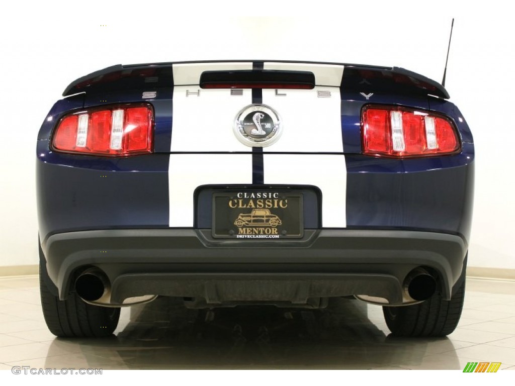 2012 Mustang Shelby GT500 Coupe - Kona Blue Metallic / Charcoal Black/White photo #11