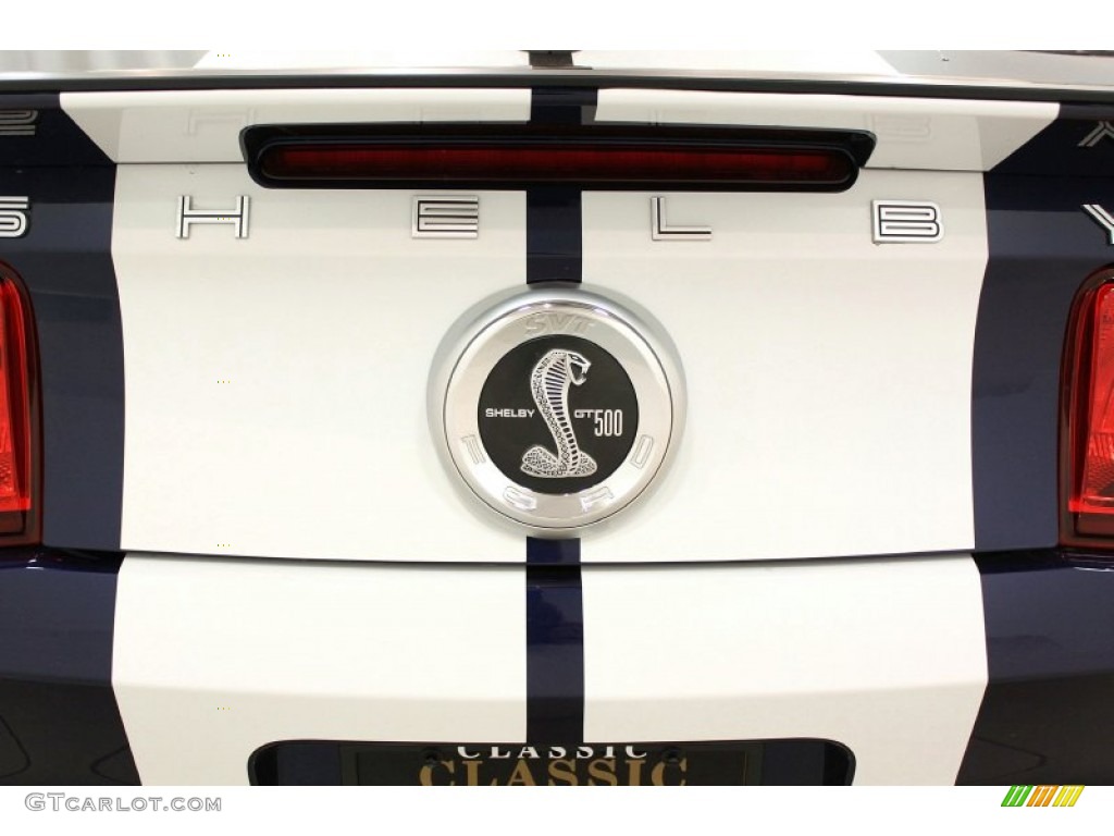 2012 Mustang Shelby GT500 Coupe - Kona Blue Metallic / Charcoal Black/White photo #12