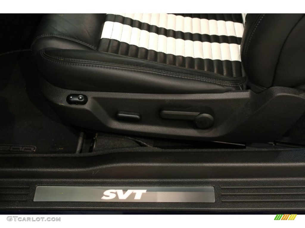 2012 Mustang Shelby GT500 Coupe - Kona Blue Metallic / Charcoal Black/White photo #18