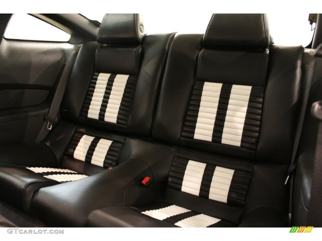 2012 Mustang Shelby GT500 Coupe - Kona Blue Metallic / Charcoal Black/White photo #35