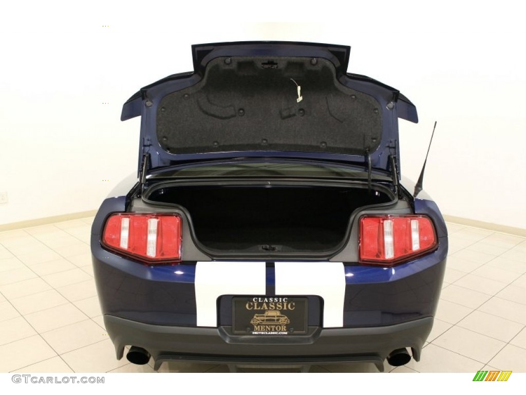 2012 Mustang Shelby GT500 Coupe - Kona Blue Metallic / Charcoal Black/White photo #38