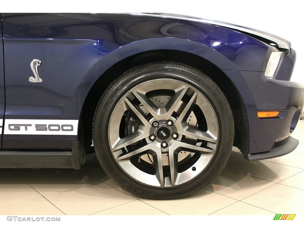 2012 Mustang Shelby GT500 Coupe - Kona Blue Metallic / Charcoal Black/White photo #45