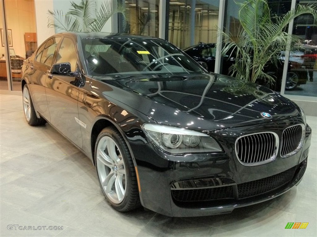 2012 7 Series 750i xDrive Sedan - Black Sapphire Metallic / Black photo #1