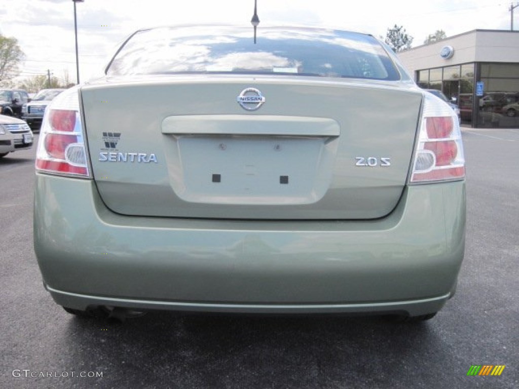 2007 Sentra 2.0 S - Metallic Jade / Beige photo #4