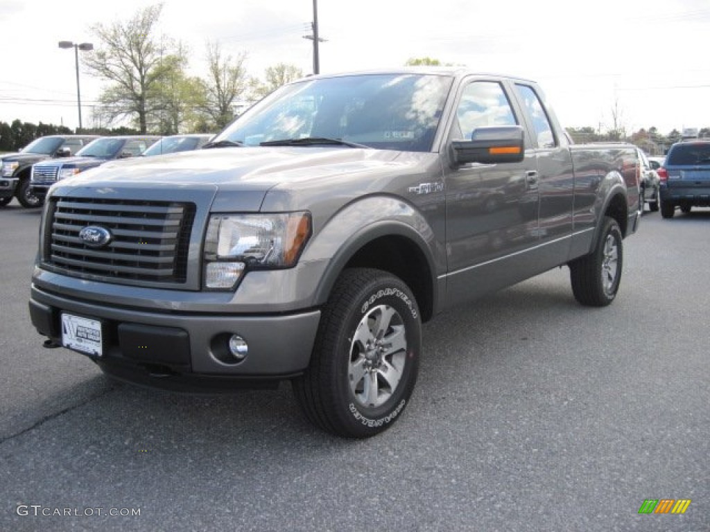 Sterling Gray Metallic 2012 Ford F150 FX4 SuperCab 4x4 Exterior Photo #63559657