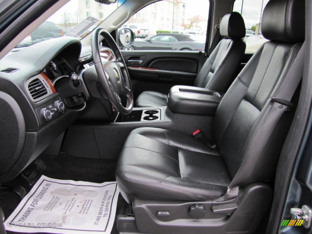 Ebony Interior 2009 Chevrolet Tahoe Hybrid 4x4 Photo #63560684