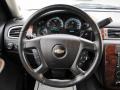 Ebony 2009 Chevrolet Tahoe Hybrid 4x4 Steering Wheel