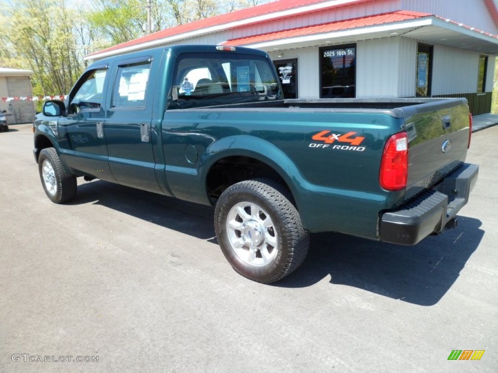 Forest Green Metallic 2008 Ford F250 Super Duty XL Crew Cab 4x4 Exterior Photo #63560812