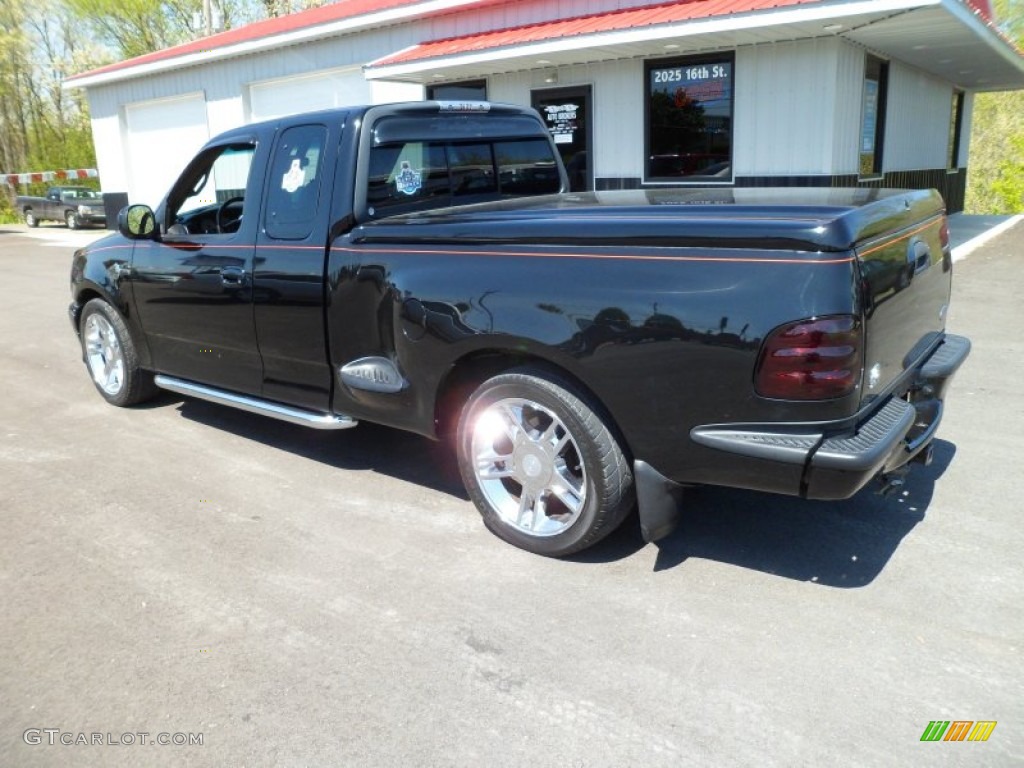 2000 F150 Harley Davidson Extended Cab - Black / Dark Graphite photo #5