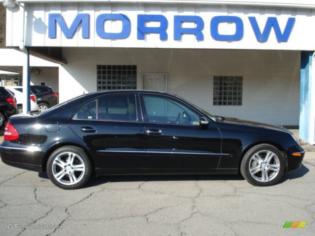 2005 E 500 Sedan - Black / Stone photo #1