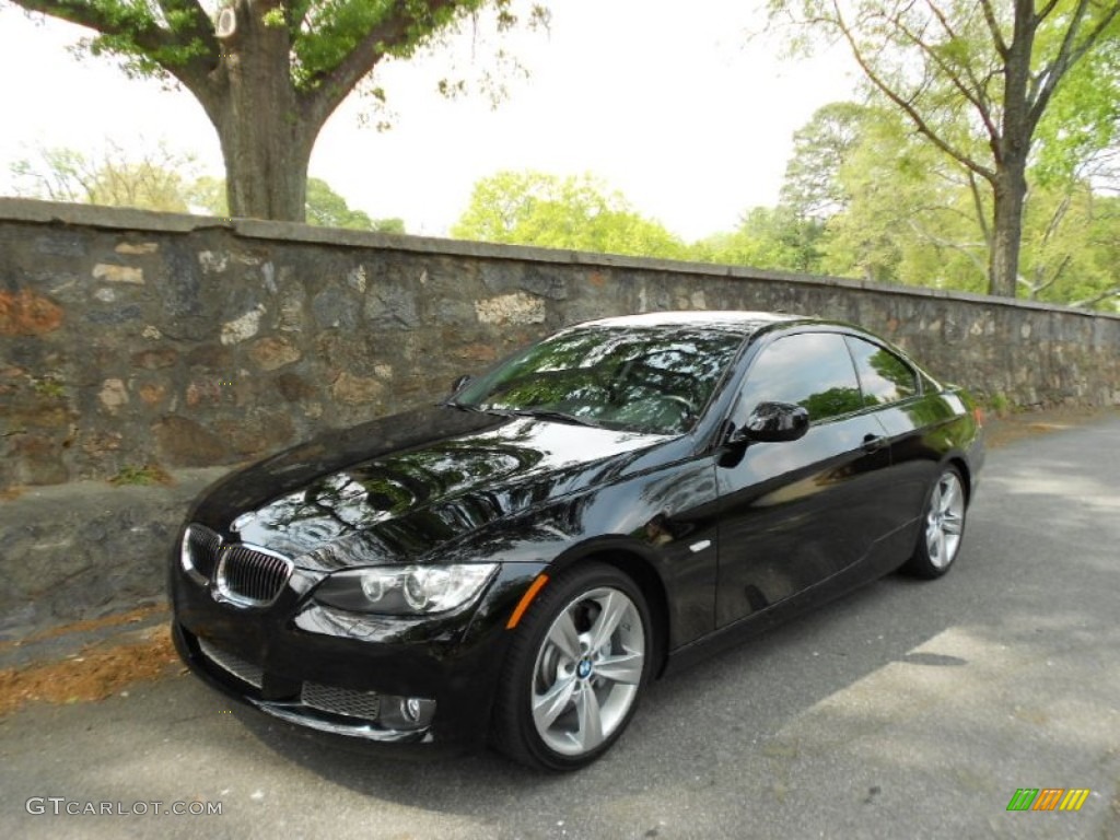 2010 3 Series 335i Coupe - Jet Black / Black photo #4