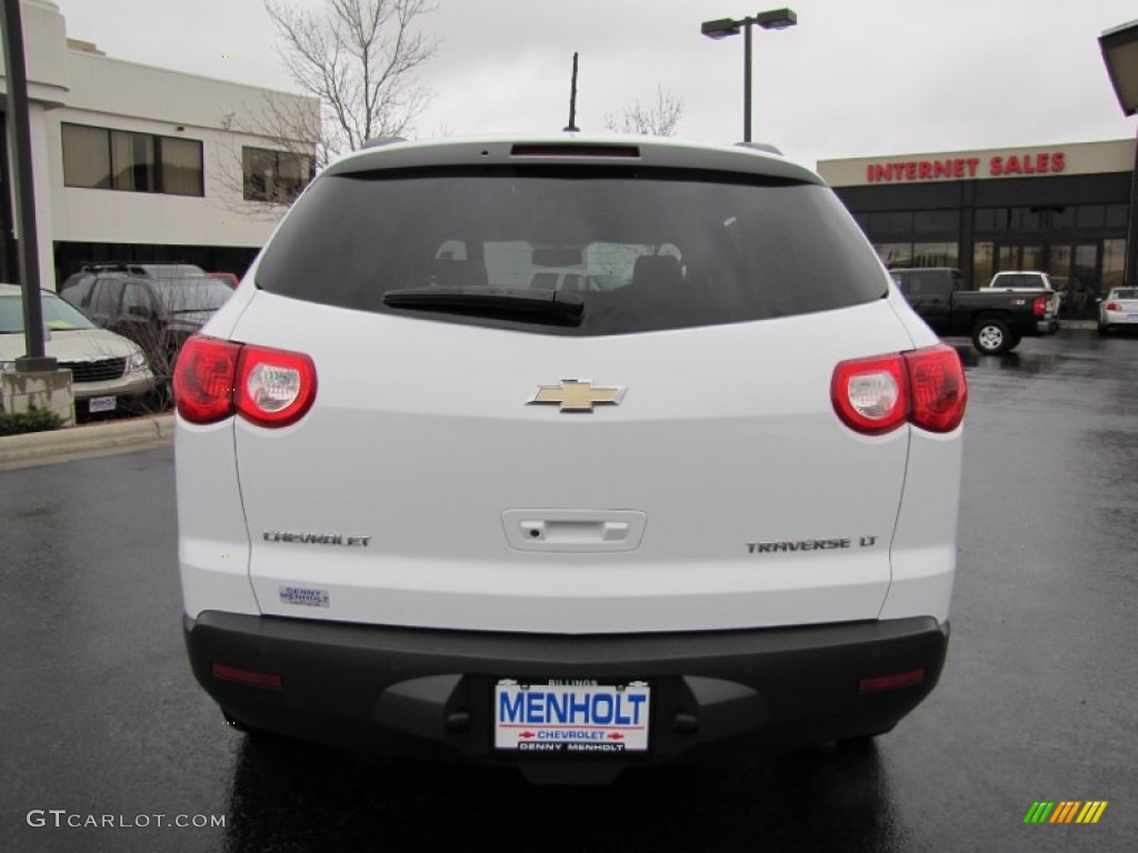2009 Traverse LT AWD - Summit White / Ebony photo #6