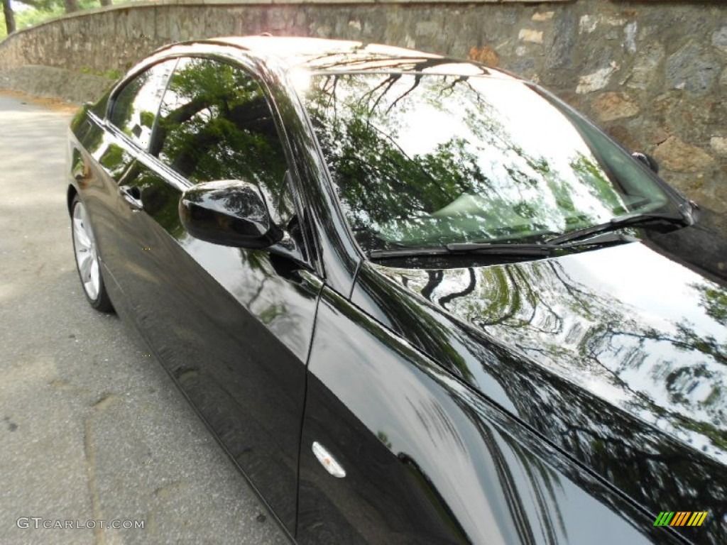 2010 3 Series 335i Coupe - Jet Black / Black photo #12