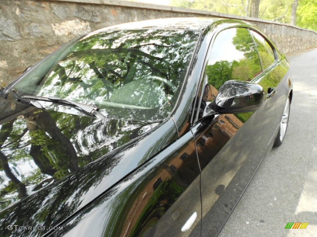 2010 3 Series 335i Coupe - Jet Black / Black photo #13