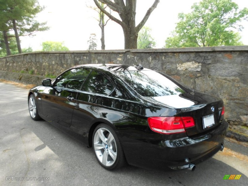 2010 3 Series 335i Coupe - Jet Black / Black photo #15