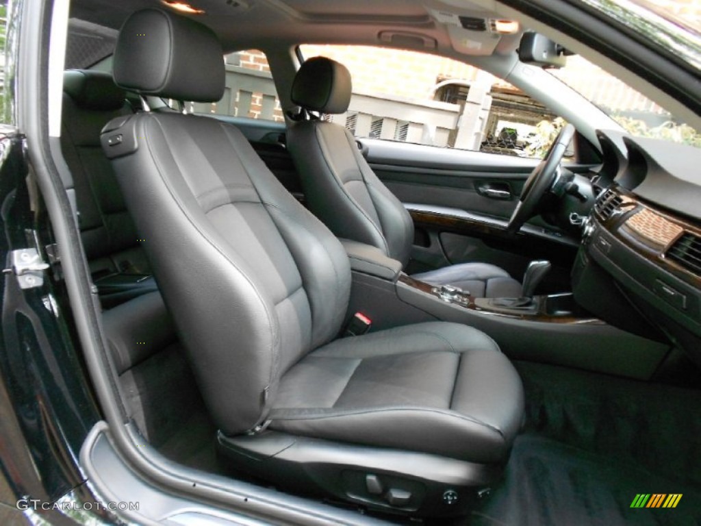 2010 3 Series 335i Coupe - Jet Black / Black photo #26