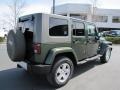 2008 Jeep Green Metallic Jeep Wrangler Unlimited Sahara 4x4  photo #7