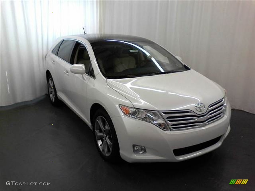 2012 Venza Limited - Blizzard White Pearl / Ivory photo #1