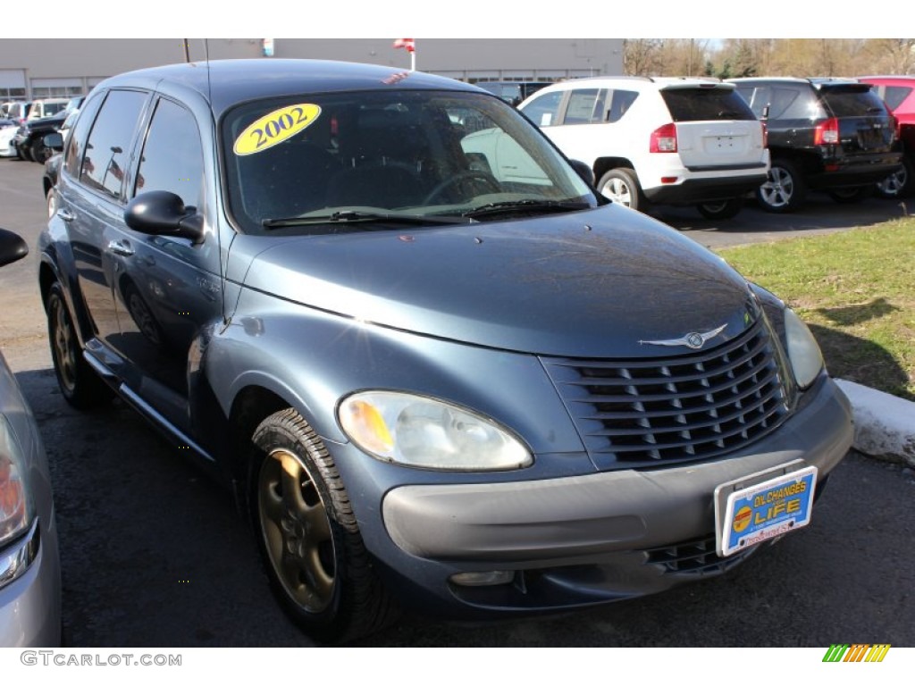2002 PT Cruiser Touring - Steel Blue Pearlcoat / Taupe photo #13