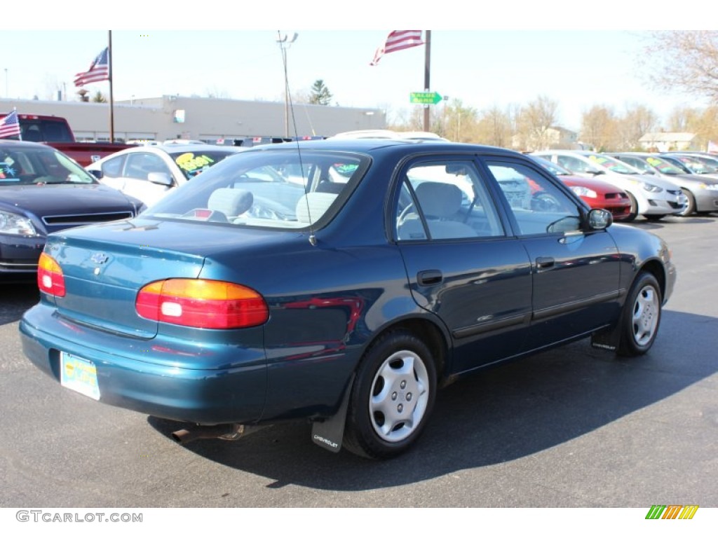 2000 Prizm  - Dark Blue-Green Metallic / Dark Charcoal photo #2