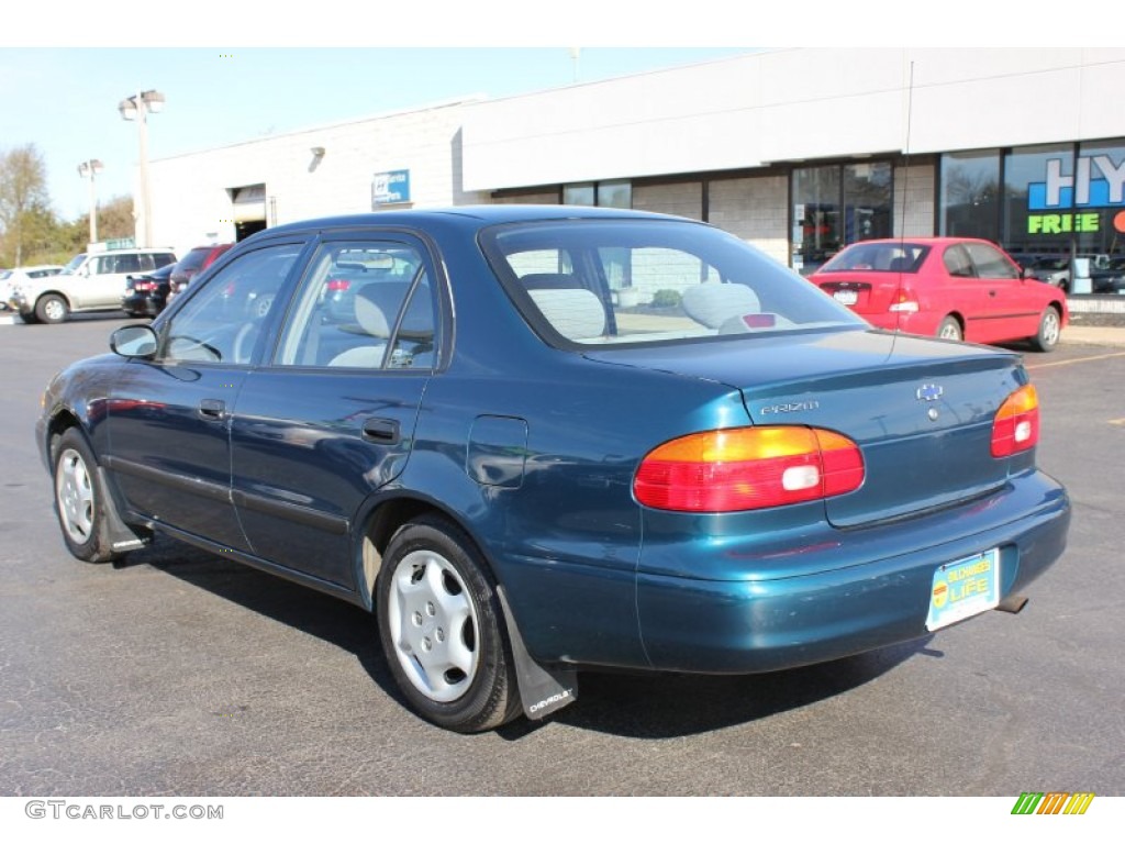 2000 Prizm  - Dark Blue-Green Metallic / Dark Charcoal photo #13