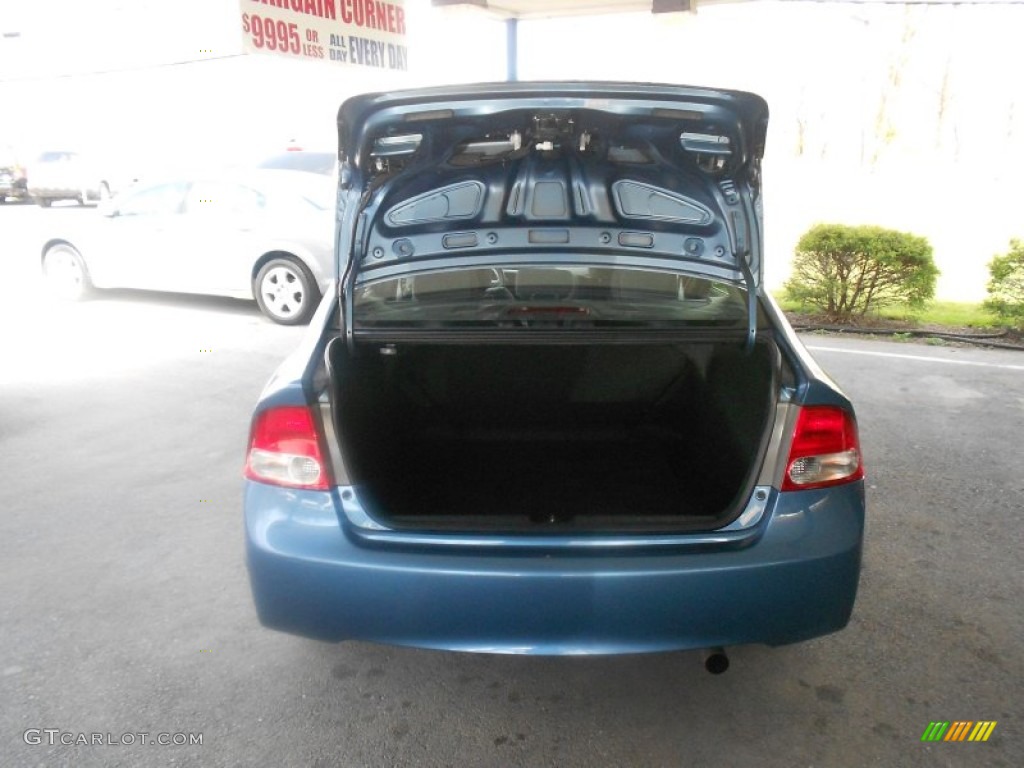 2009 Civic LX Sedan - Atomic Blue Metallic / Gray photo #8