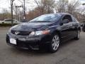 Nighthawk Black Pearl - Civic LX Coupe Photo No. 6