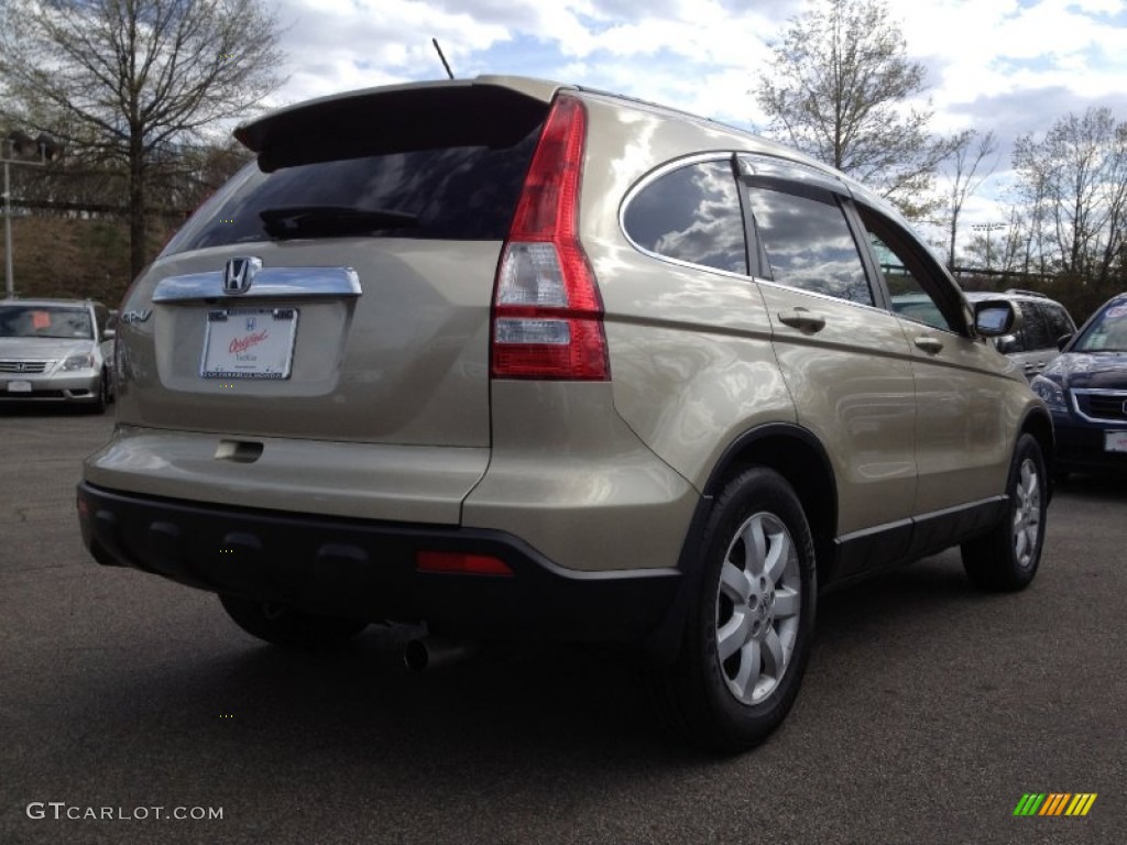 2009 CR-V EX-L 4WD - Borrego Beige Metallic / Ivory photo #9