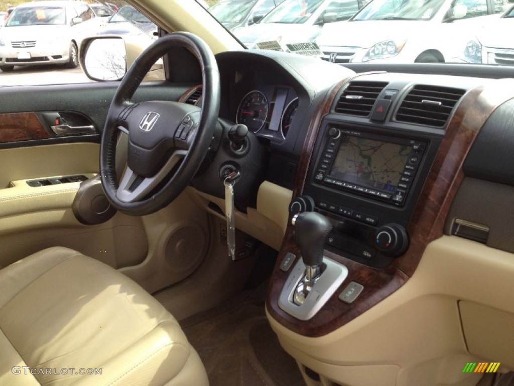2009 CR-V EX-L 4WD - Borrego Beige Metallic / Ivory photo #16