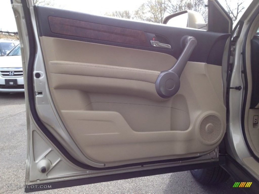 2009 CR-V EX-L 4WD - Borrego Beige Metallic / Ivory photo #19