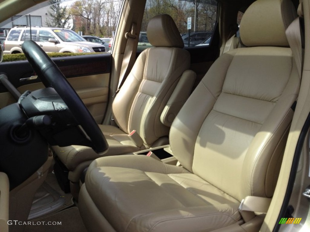 2009 CR-V EX-L 4WD - Borrego Beige Metallic / Ivory photo #20