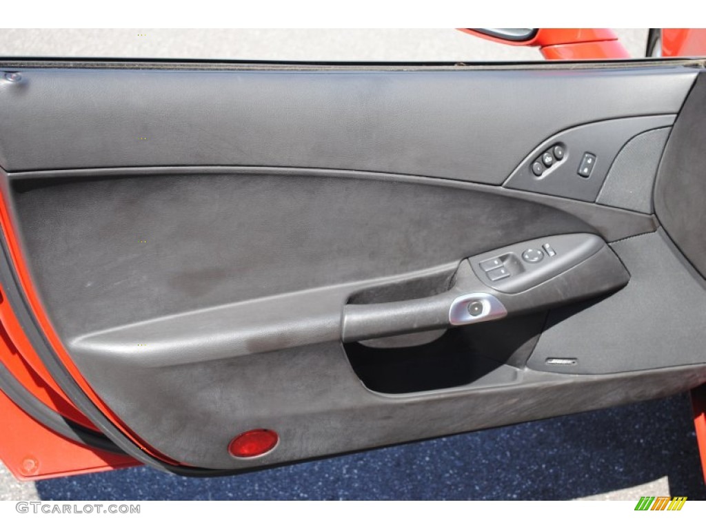 2007 Chevrolet Corvette Z06 Red/Ebony Door Panel Photo #63569504