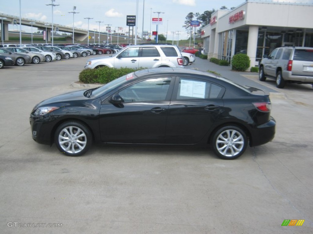 2010 MAZDA3 s Sport 4 Door - Black Mica / Black photo #2