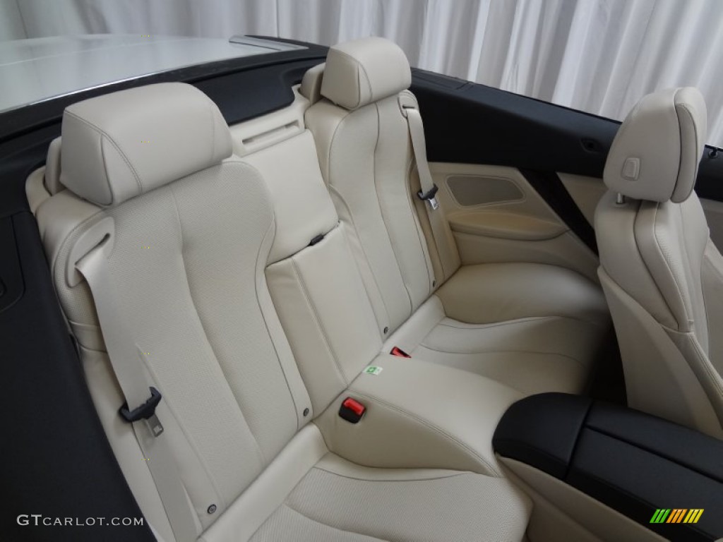Ivory White Nappa Leather Interior 2012 BMW 6 Series 650i xDrive Convertible Photo #63570551