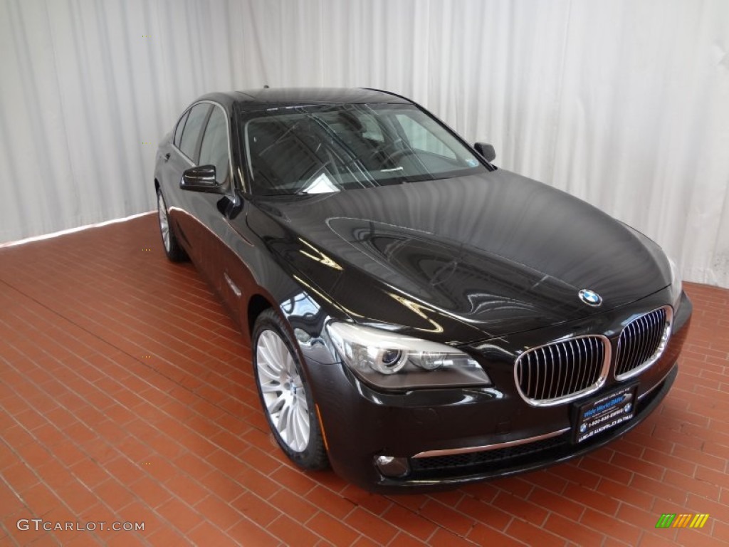 2012 7 Series 750i xDrive Sedan - Black Sapphire Metallic / Black photo #1