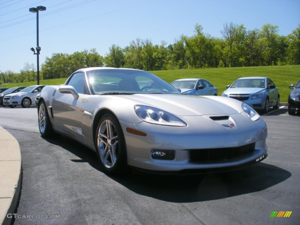 2007 Corvette Z06 - Machine Silver Metallic / Ebony photo #4