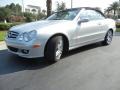 2009 Iridium Silver Metallic Mercedes-Benz CLK 350 Cabriolet  photo #2