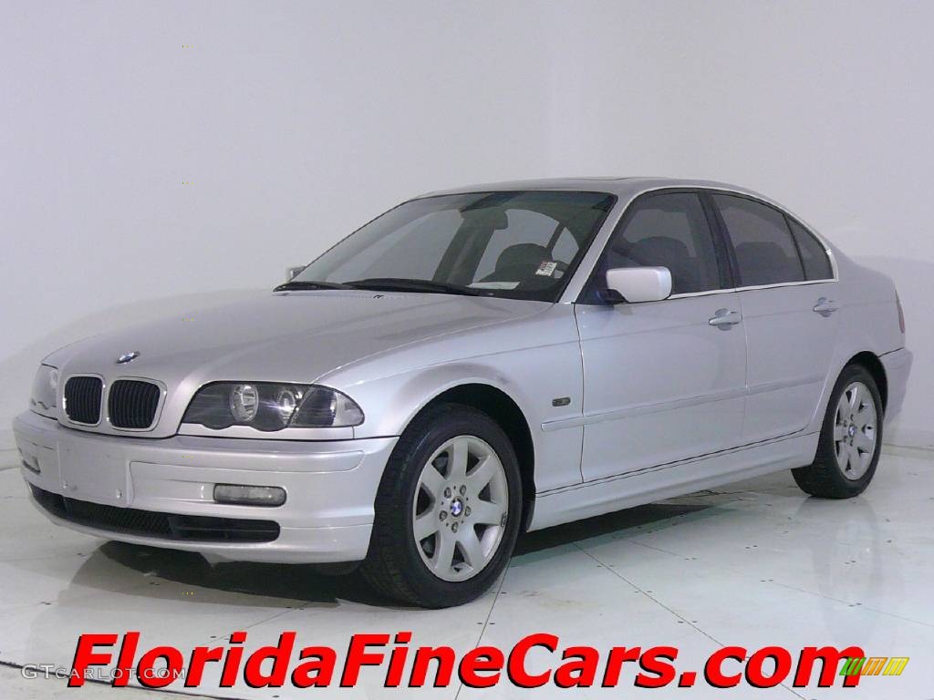 1999 3 Series 328i Sedan - Titanium Silver Metallic / Grey photo #1