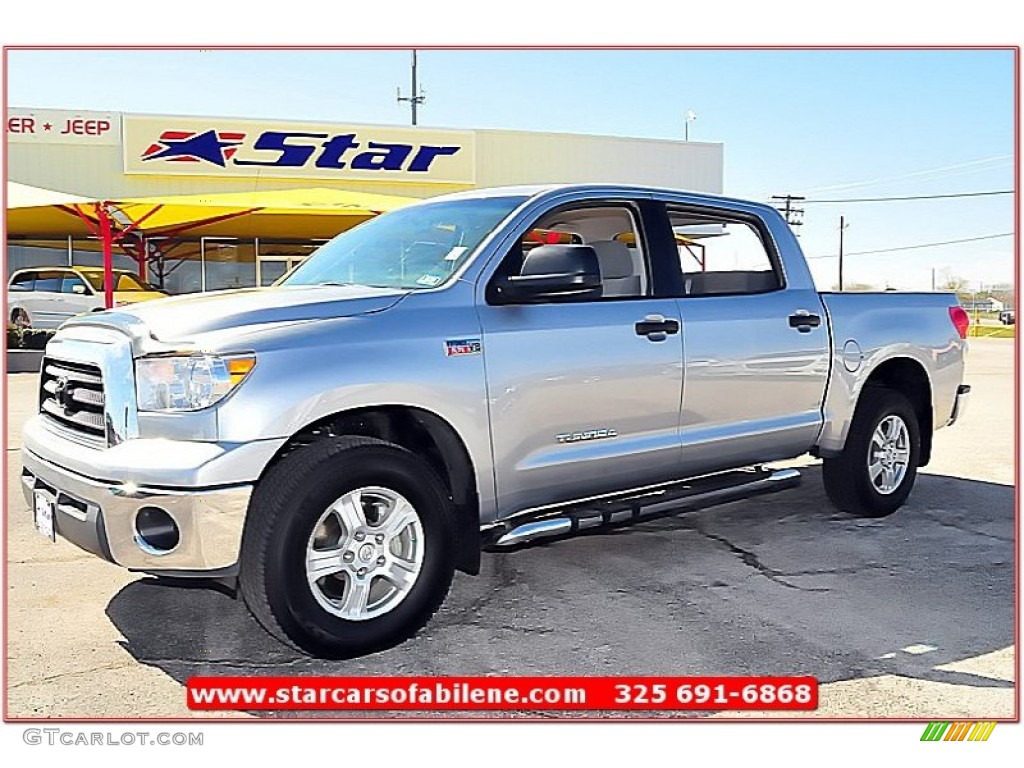 2008 Tundra CrewMax 4x4 - Silver Sky Metallic / Graphite Gray photo #1