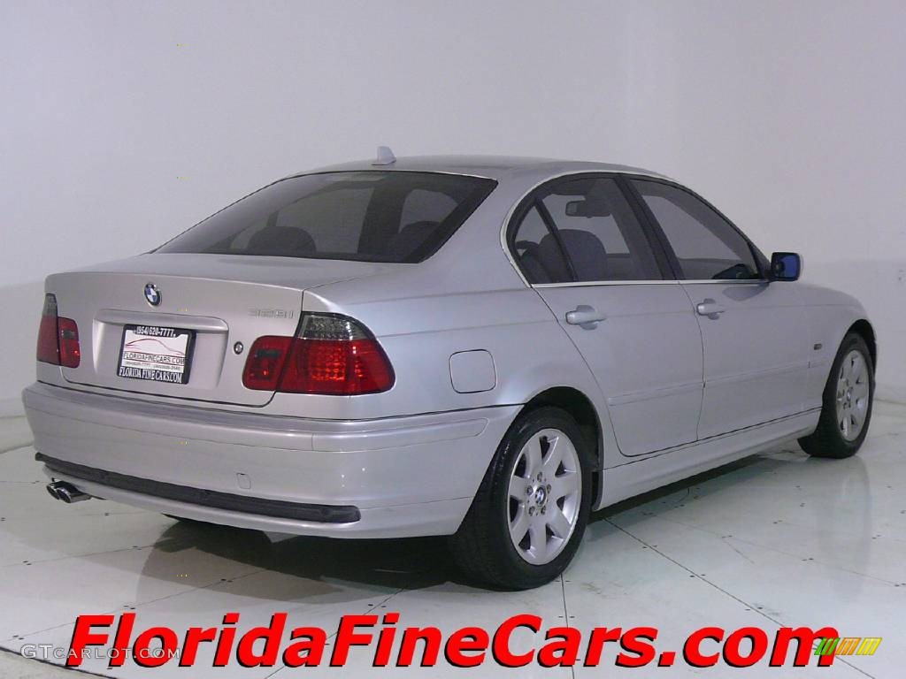 1999 3 Series 328i Sedan - Titanium Silver Metallic / Grey photo #2