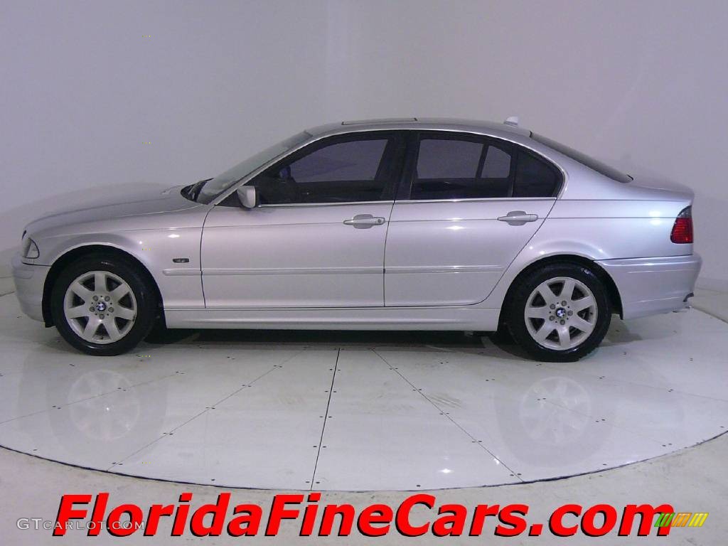 1999 3 Series 328i Sedan - Titanium Silver Metallic / Grey photo #3