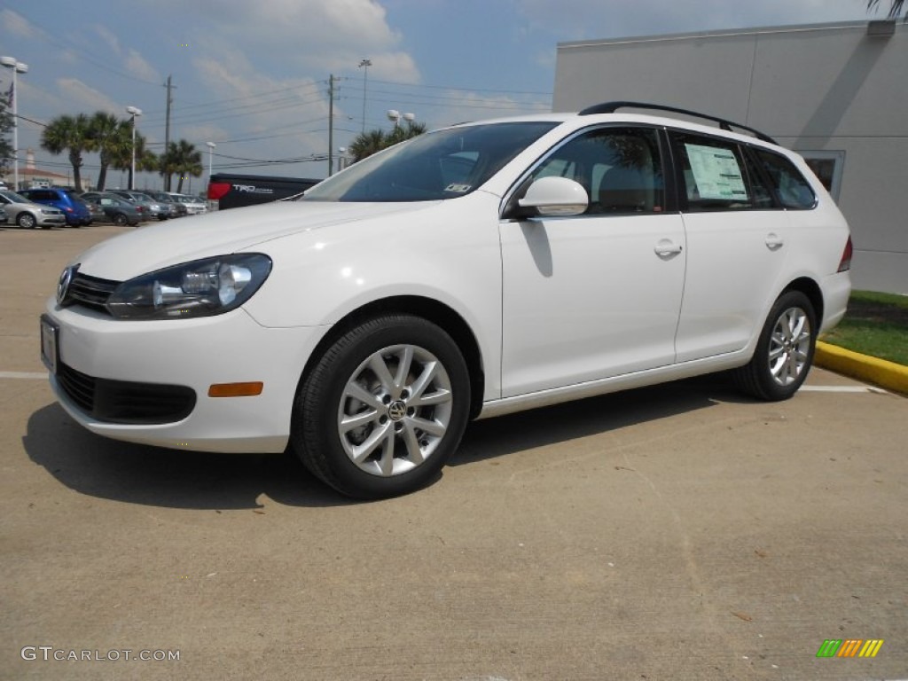 Candy White 2012 Volkswagen Jetta S SportWagen Exterior Photo #63573416