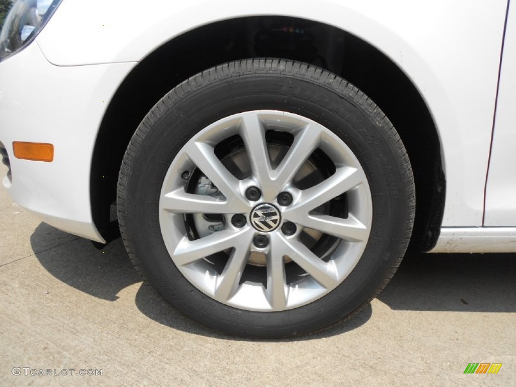 2012 Volkswagen Jetta S SportWagen Wheel Photo #63573465