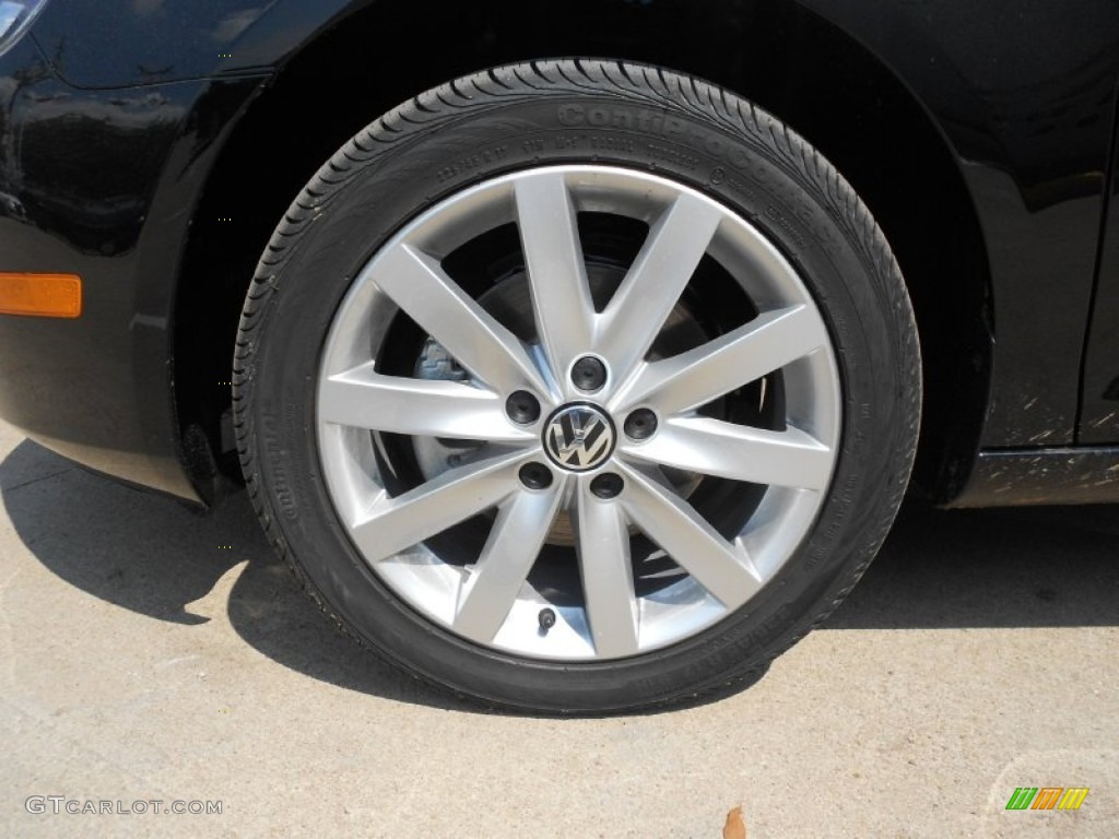 2012 Volkswagen Jetta SE SportWagen Wheel Photo #63573662