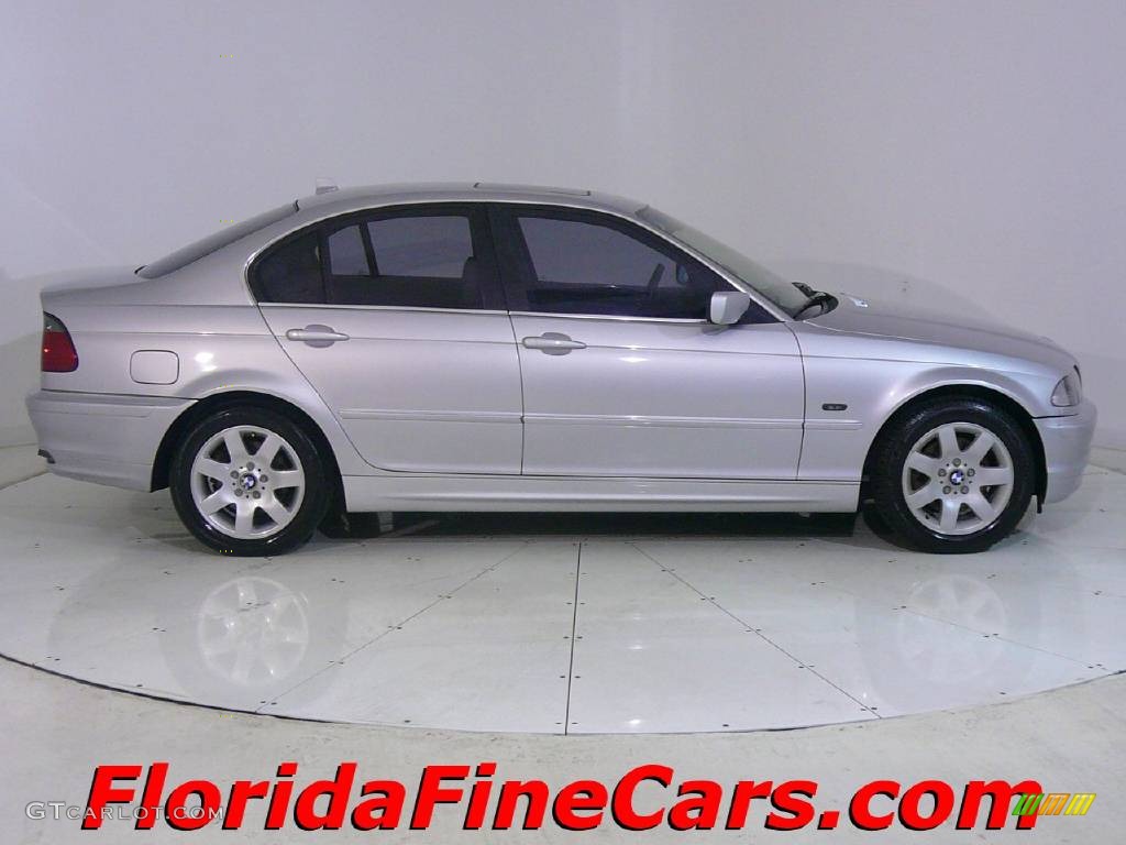 1999 3 Series 328i Sedan - Titanium Silver Metallic / Grey photo #4