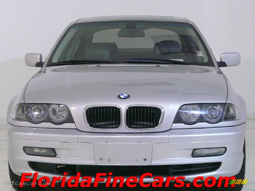 1999 3 Series 328i Sedan - Titanium Silver Metallic / Grey photo #5