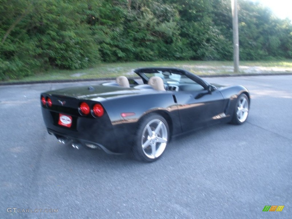 2005 Corvette Convertible - Black / Cashmere photo #7